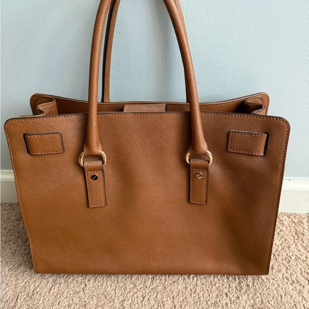 Michael Kors Tan Leather Satchel